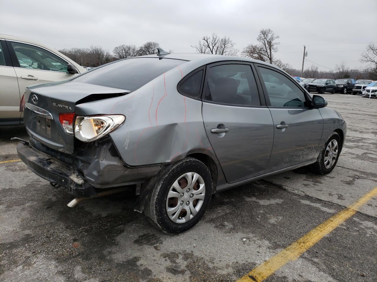 Obraz 3 z 2010 HYUNDAI ELANTRA BLUE 2010 z VIN KMHDU4AD2AU178383