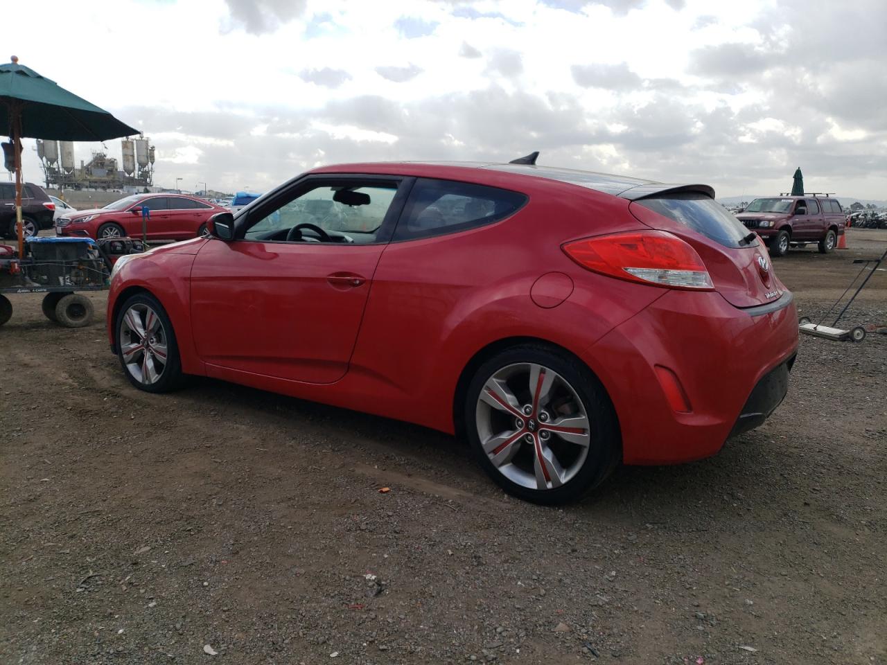Изображение 2 2012 HYUNDAI VELOSTER  2012 с VIN KMHTC6AD0CU078571
