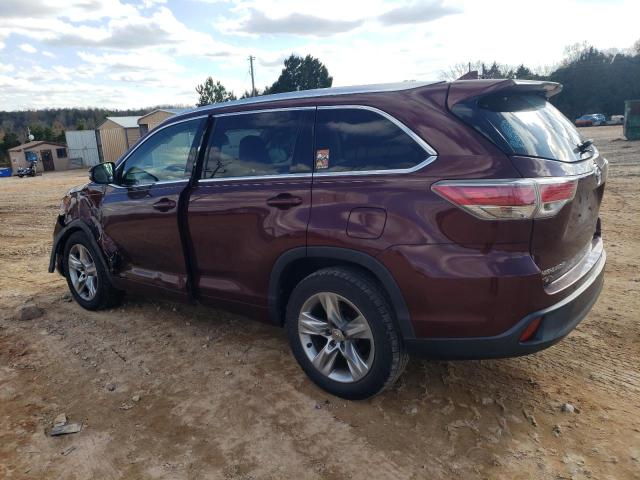 Image 2 of 2015 TOYOTA HIGHLANDER LIMITED 2015 with VIN 5TDYKRFH1FS059661
