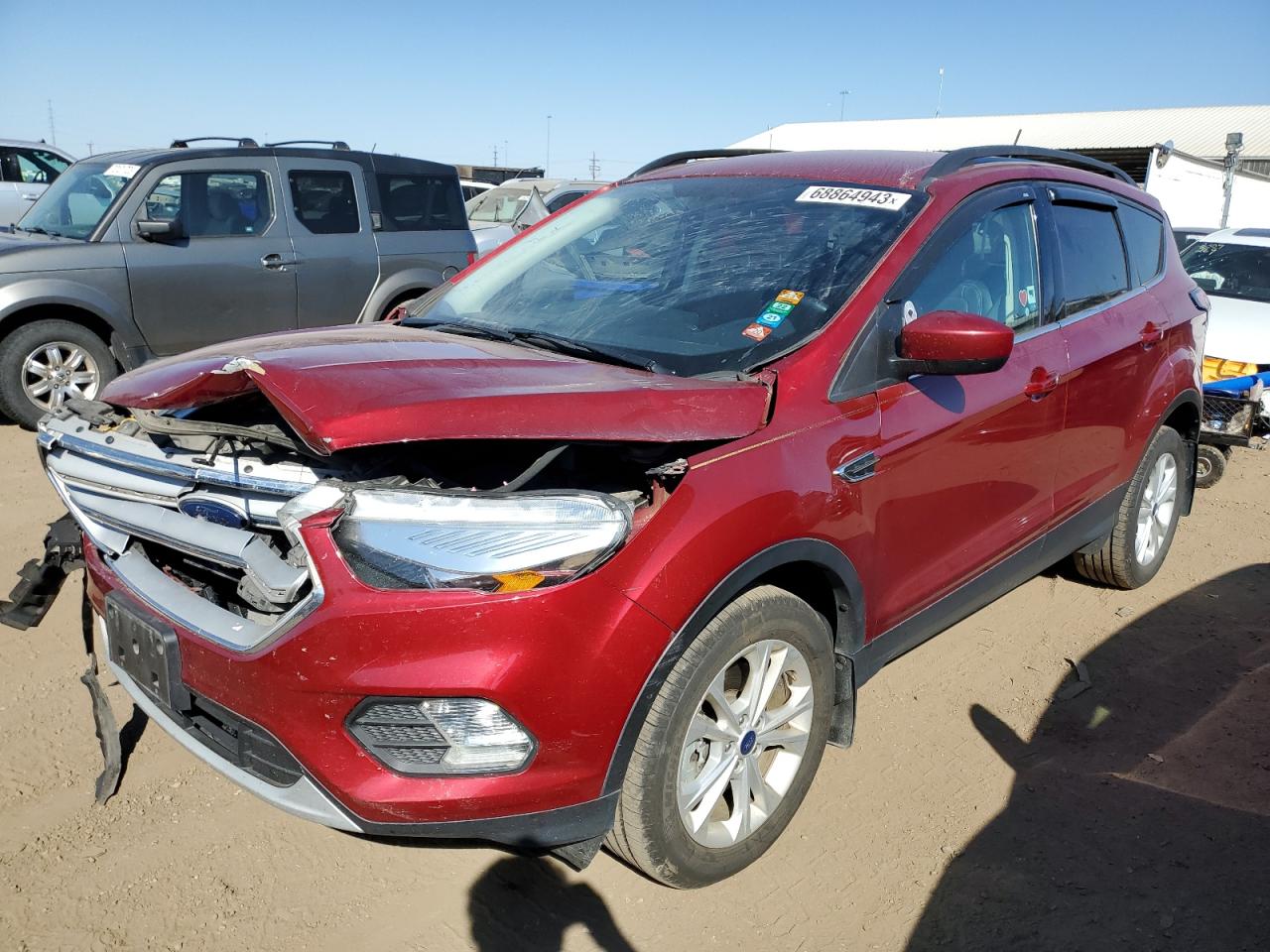 Изображение 1 2018 FORD ESCAPE SEL 2018 с VIN 1FMCU9HD6JUA09854