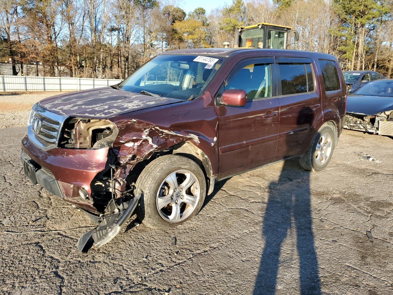 Изображение 2012 HONDA PILOT EXL 2012