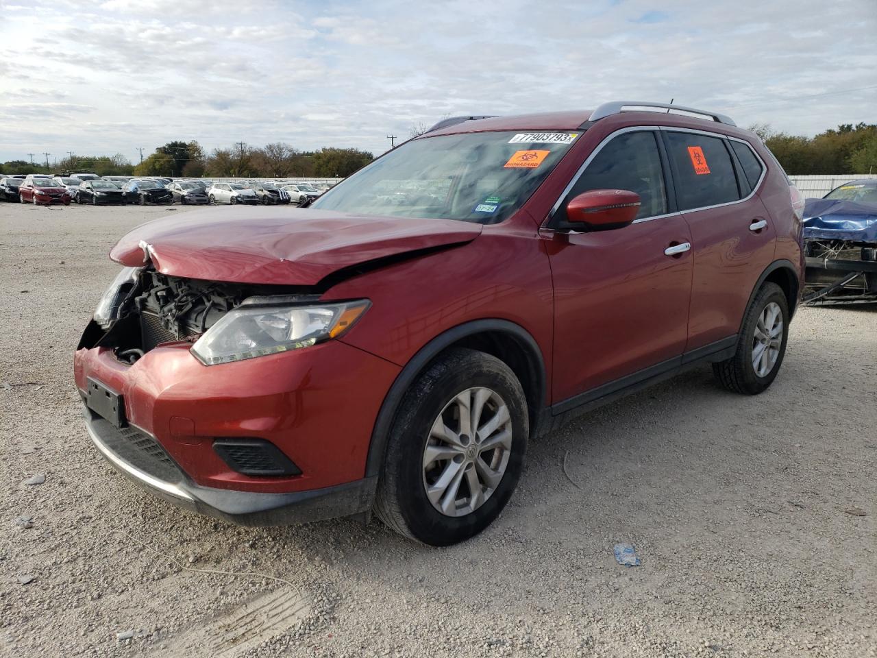 Изображение 1 2016 NISSAN ROGUE S 2016 с VIN KNMAT2MT2GP711955