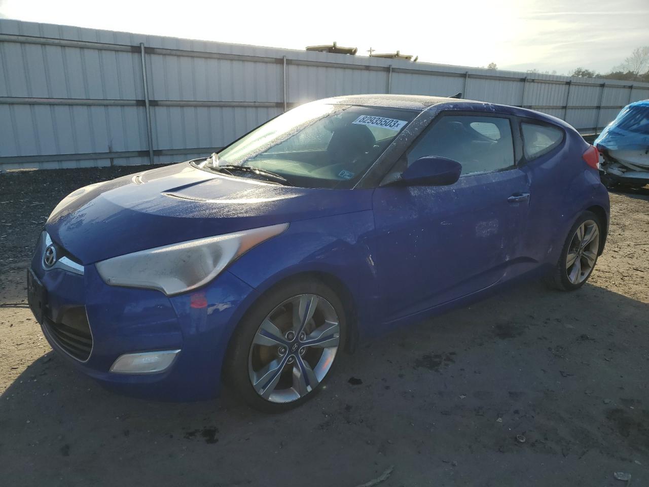 Image 1 of 2012 HYUNDAI VELOSTER  2012 with VIN KMHTC6AD7CU032980
