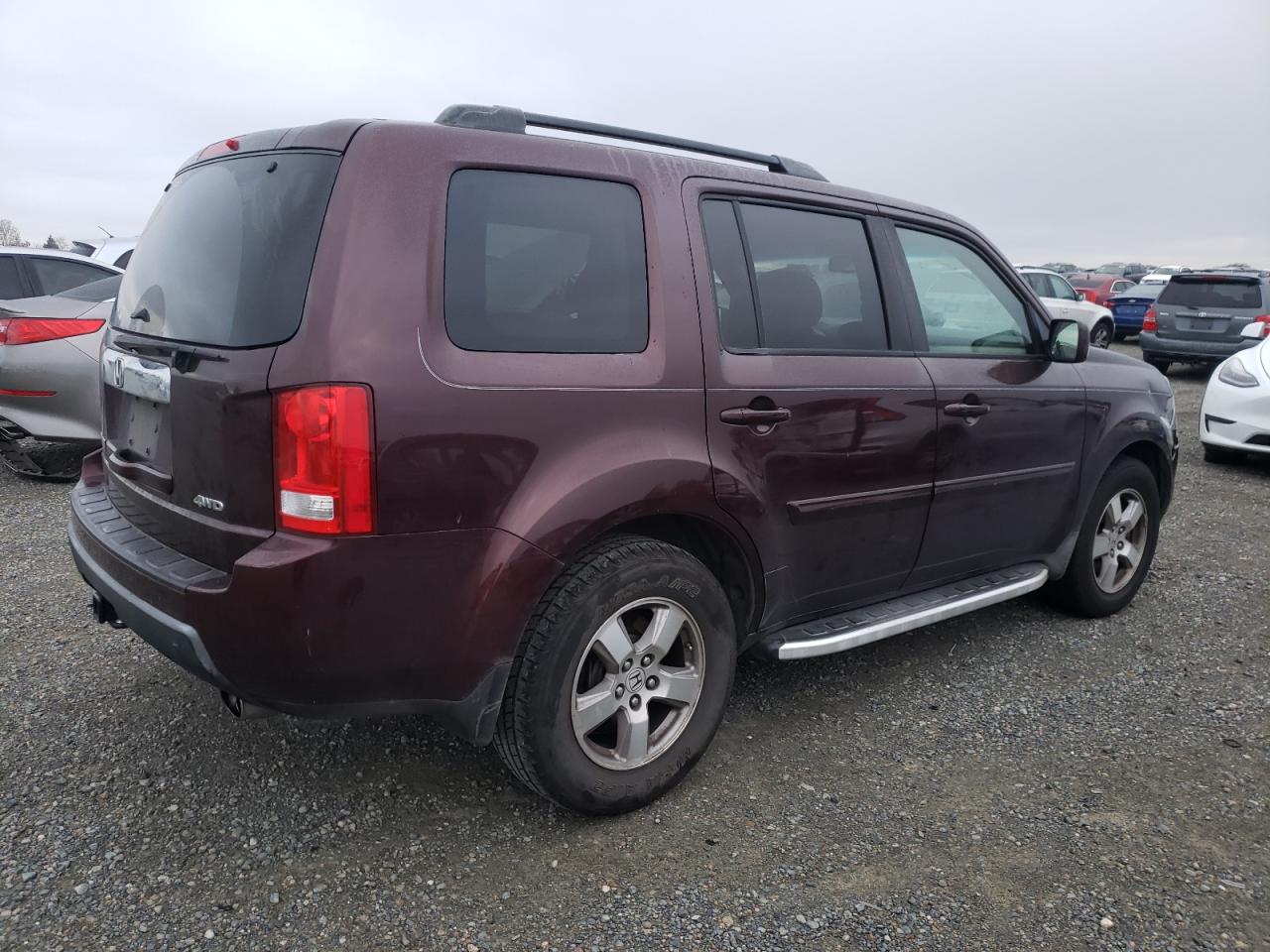 Image 3 of 2009 HONDA PILOT EXL 2009 with VIN 5FNYF48589B036557