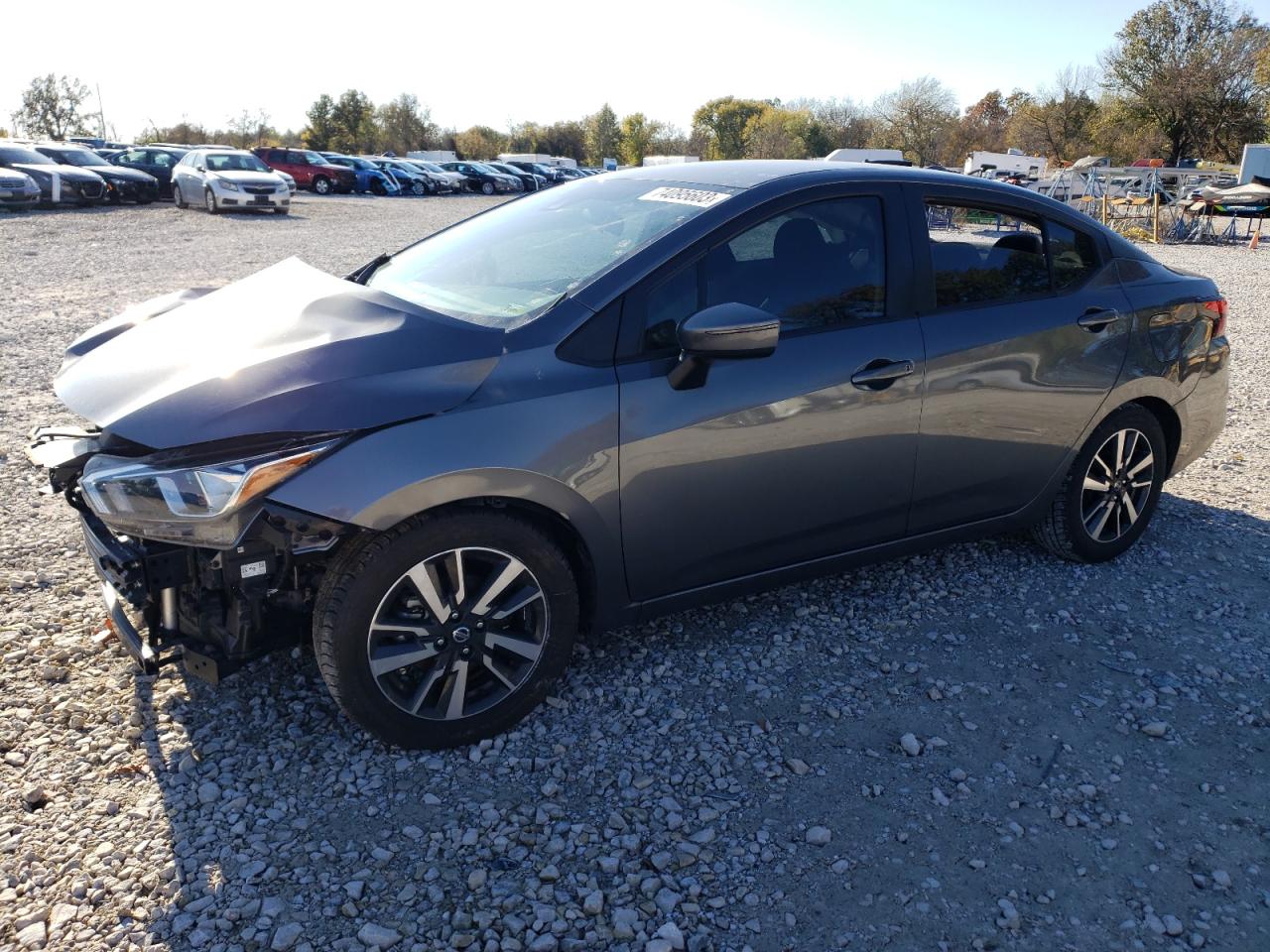 Image 1 of 2021 NISSAN VERSA SV 2021 with VIN 3N1CN8EV1ML877738