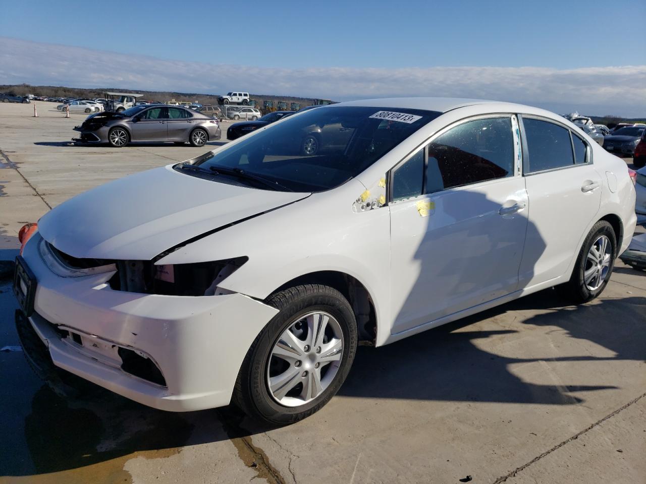 Image 1 of 2014 HONDA CIVIC LX 2014 with VIN 19XFB2F59EE040997