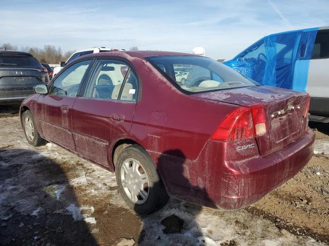 Изображение 2 2002 HONDA CIVIC LX 2002 с VIN 2HGES165X2H591270
