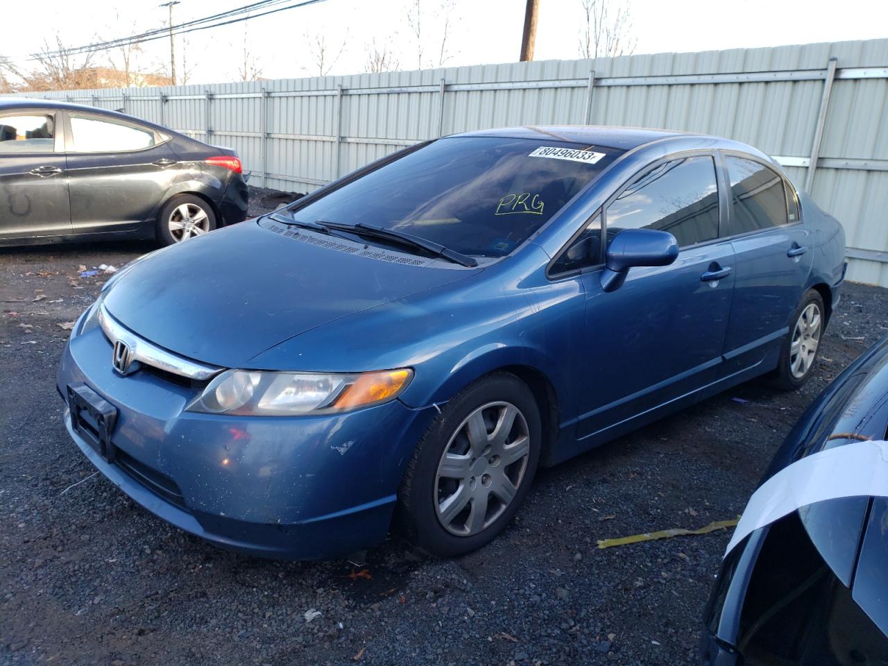 Image 1 of 2007 HONDA CIVIC LX 2007 with VIN 1HGFA16597L118803