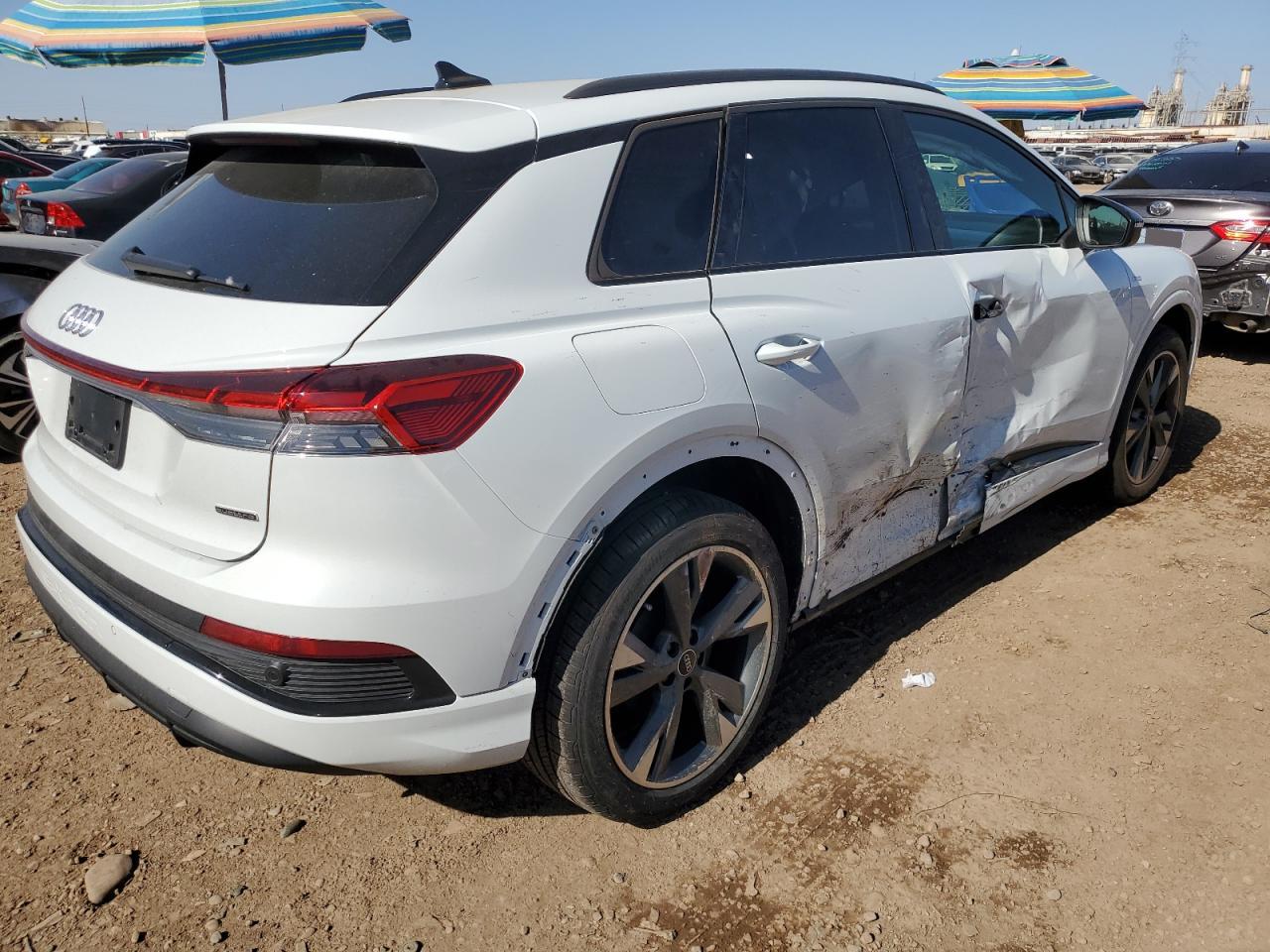 Image 3 of 2022 AUDI Q4 E-TRON PRESTIGE S-LINE 2022 with VIN WA1M2BFZ0NP047017