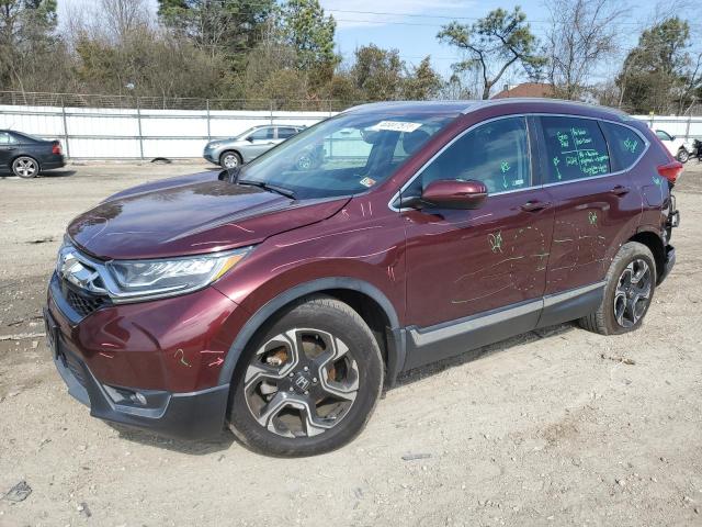 Image 1 of 2019 HONDA CR-V TOURING 2019 with VIN 2HKRW1H91KH504321