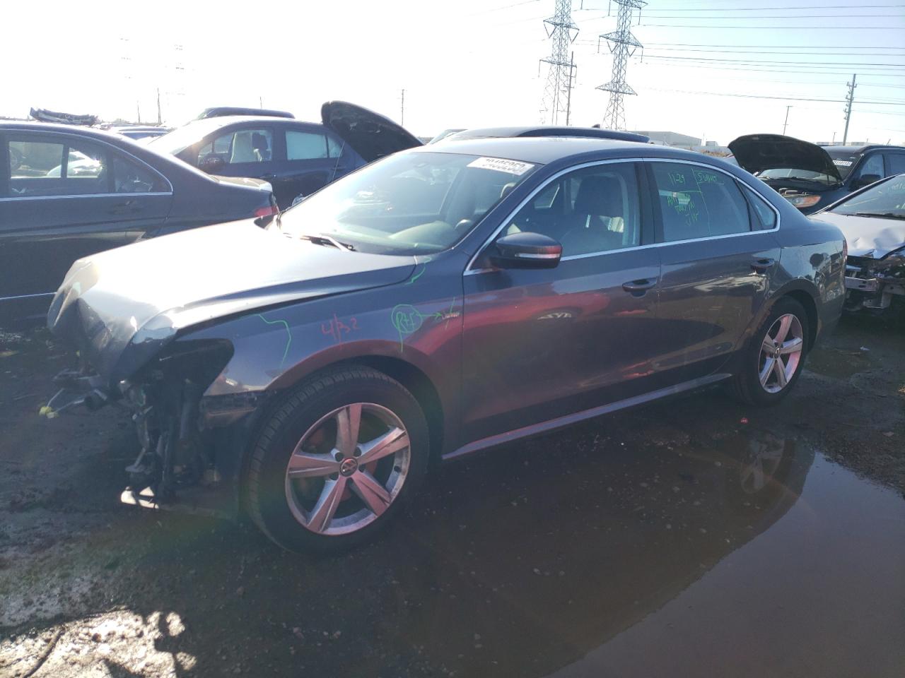 Obraz 1 z 2015 VOLKSWAGEN PASSAT S 2015 z VIN 1VWAT7A32FC103650