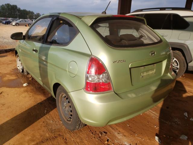 Image 3 of 2007 HYUNDAI ACCENT GS 2007 with VIN KMHCM36CX7U011008