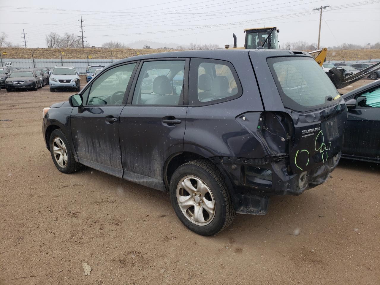 Image 2 of 2014 SUBARU FORESTER 2.5I 2014 with VIN JF2SJAAC2EH478967