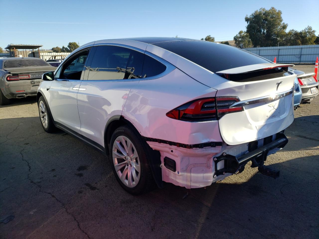 Image 2 of 2021 TESLA MODEL X  2021 with VIN 5YJXCAE28MF319319