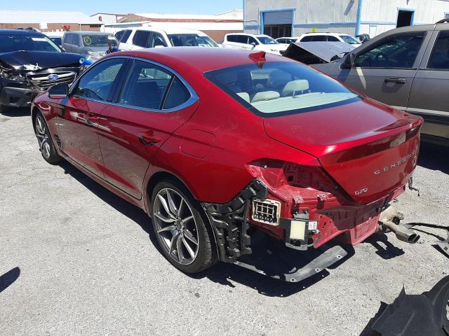 Image 2 of 2023 GENESIS G70 BASE 2023 with VIN KMTG34TA6PU122013