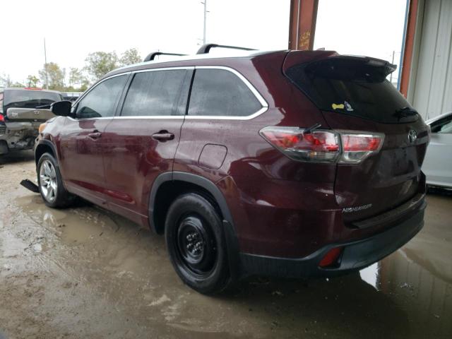 Изображение 2 2015 TOYOTA HIGHLANDER LIMITED 2015 с VIN 5TDDKRFH2FS217861