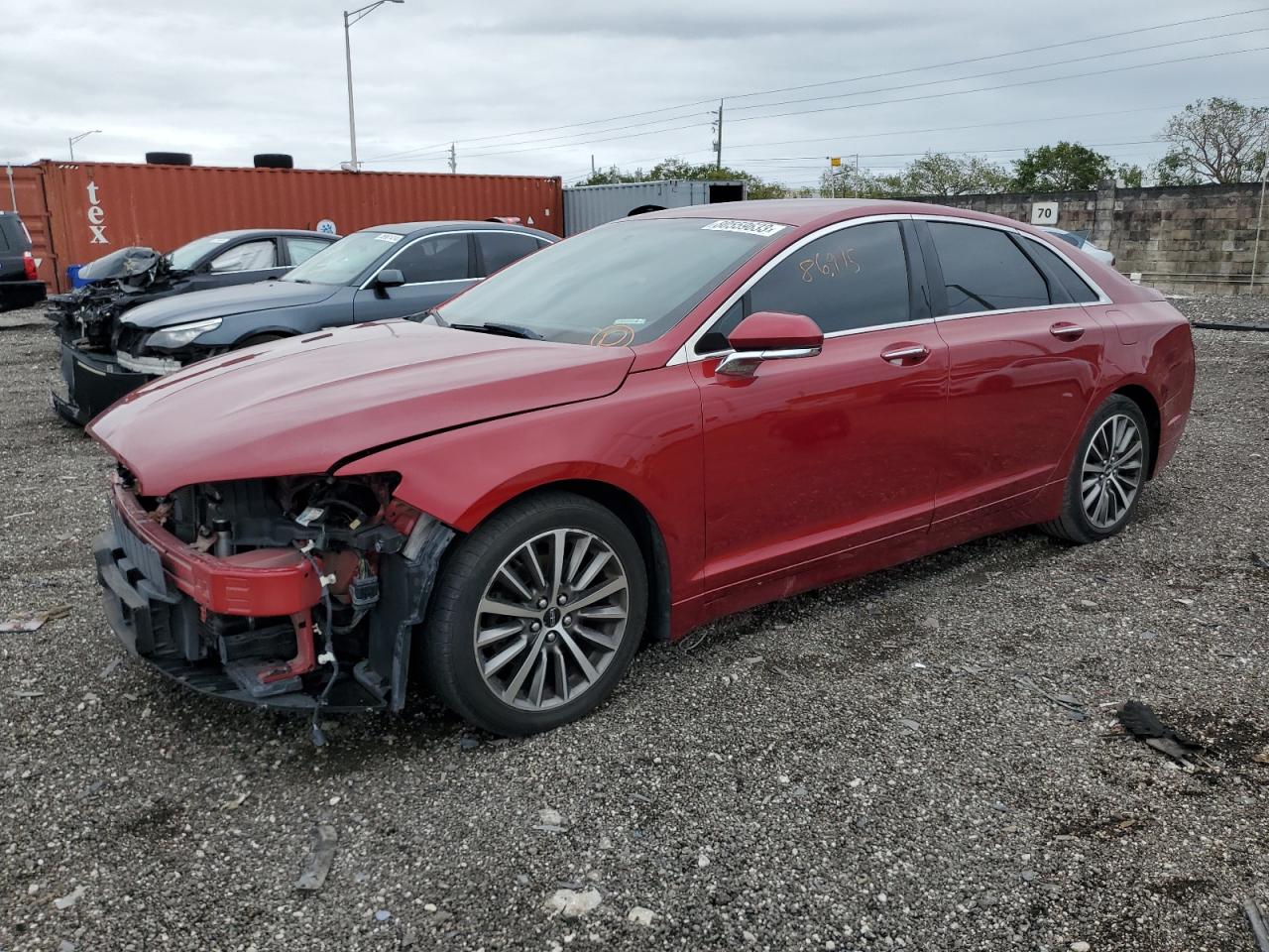 Image 1 of 2017 LINCOLN MKZ PREMIERE 2017 with VIN 3LN6L5A94HR627920