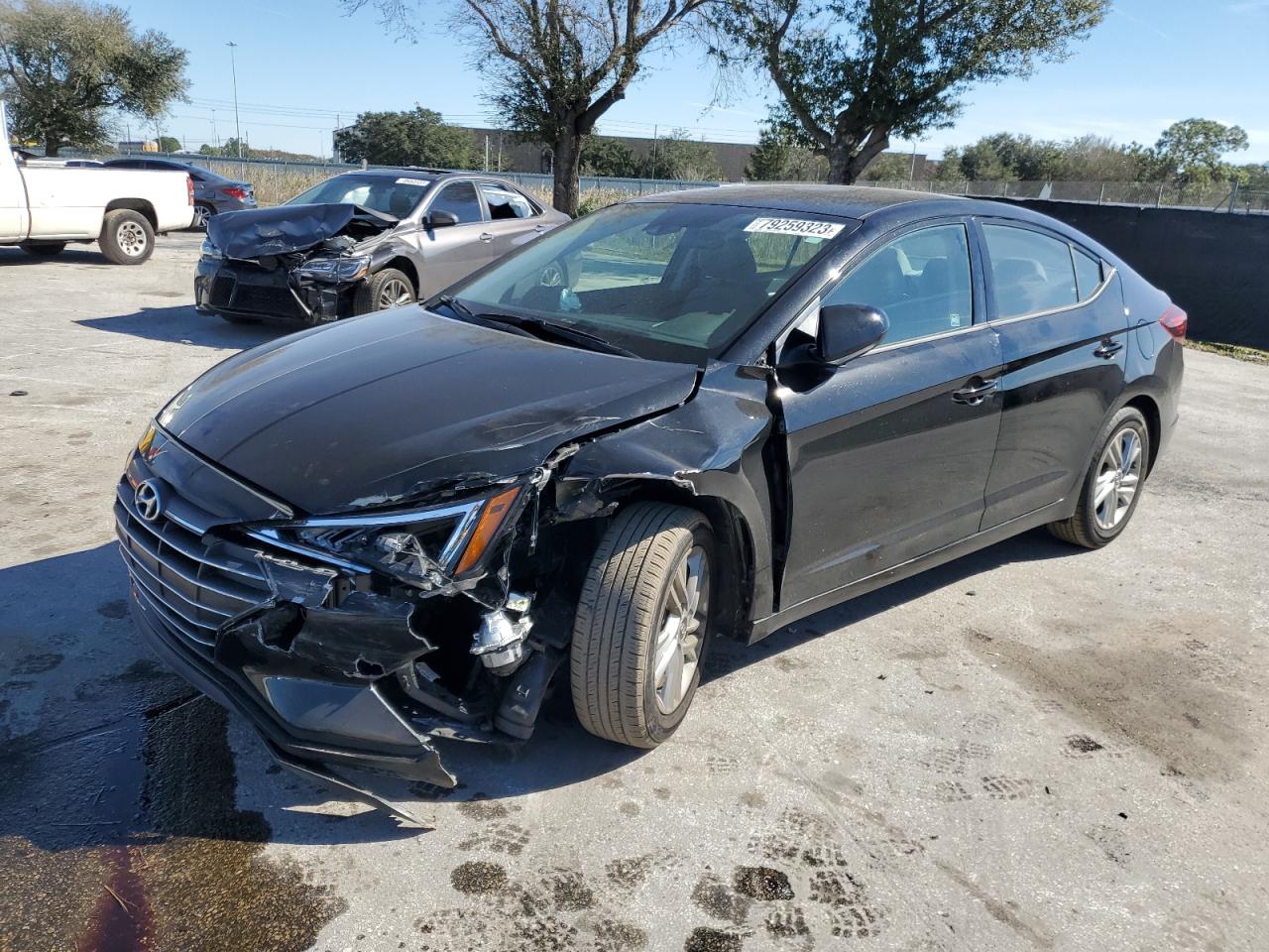 Image 1 of 2020 HYUNDAI ELANTRA SEL 2020 with VIN 5NPD84LF4LH586159