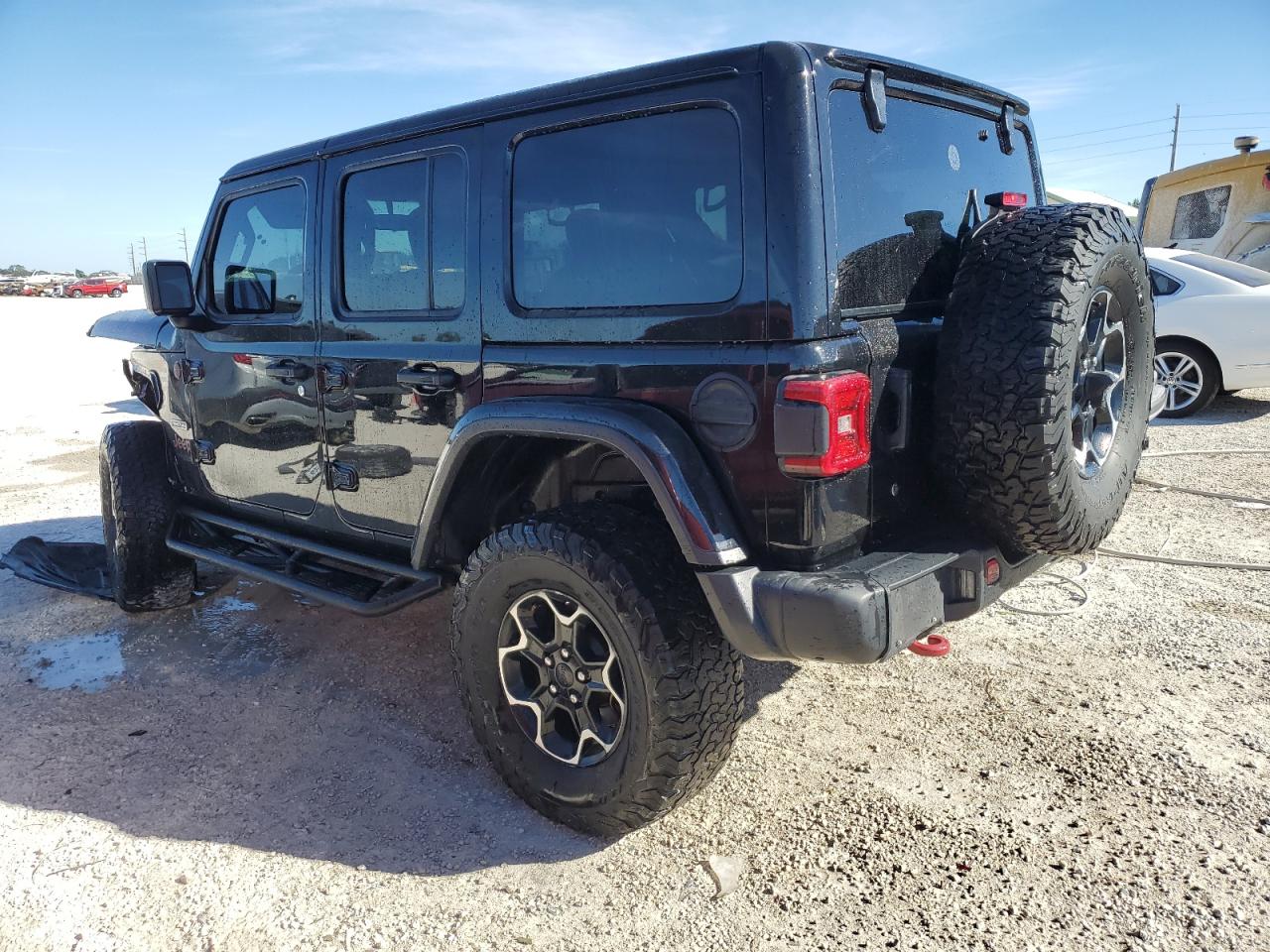 Image 2 of 2020 JEEP WRANGLER UNLIMITED RUBICON 2020 with VIN 1C4HJXFN8LW266718