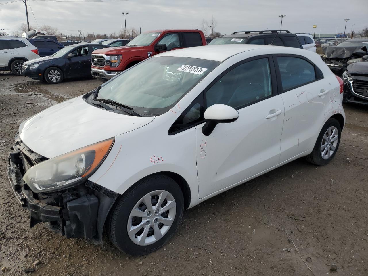 Image 1 of 2013 KIA RIO LX 2013 with VIN KNADM5A30D6107898