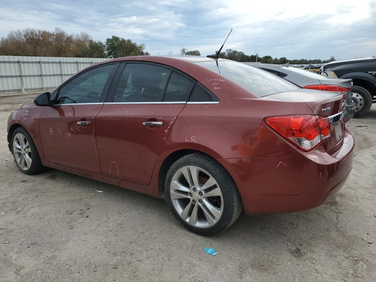 Изображение 2 2012 CHEVROLET CRUZE LTZ 2012 с VIN 1G1PH5SC6C7292463