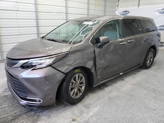 Изображение 1 2021 TOYOTA SIENNA XLE 2021 с VIN 5TDYRKEC5MS030301