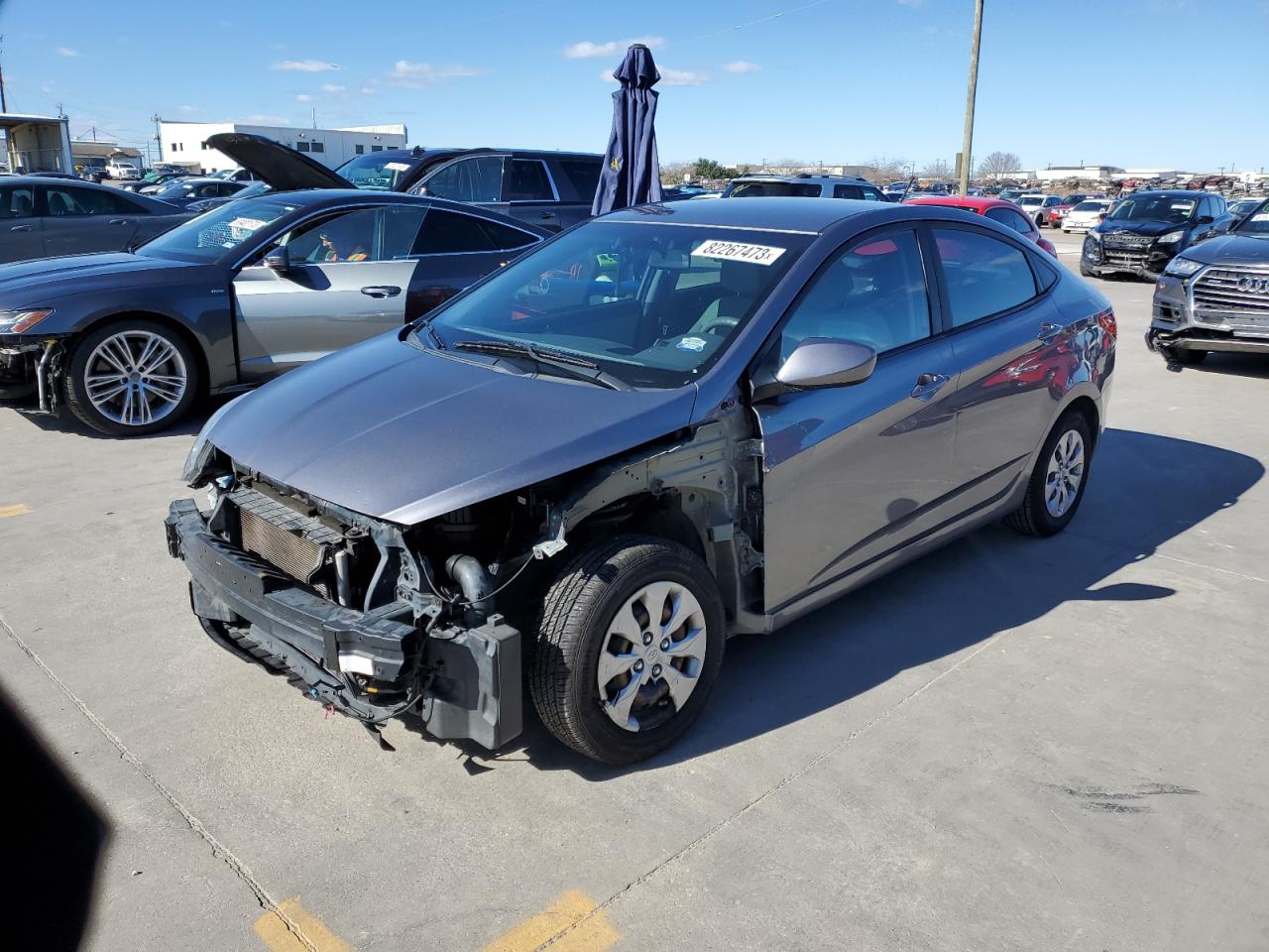Image 1 of 2015 HYUNDAI ACCENT GLS 2015 with VIN KMHCT4AE5FU855487