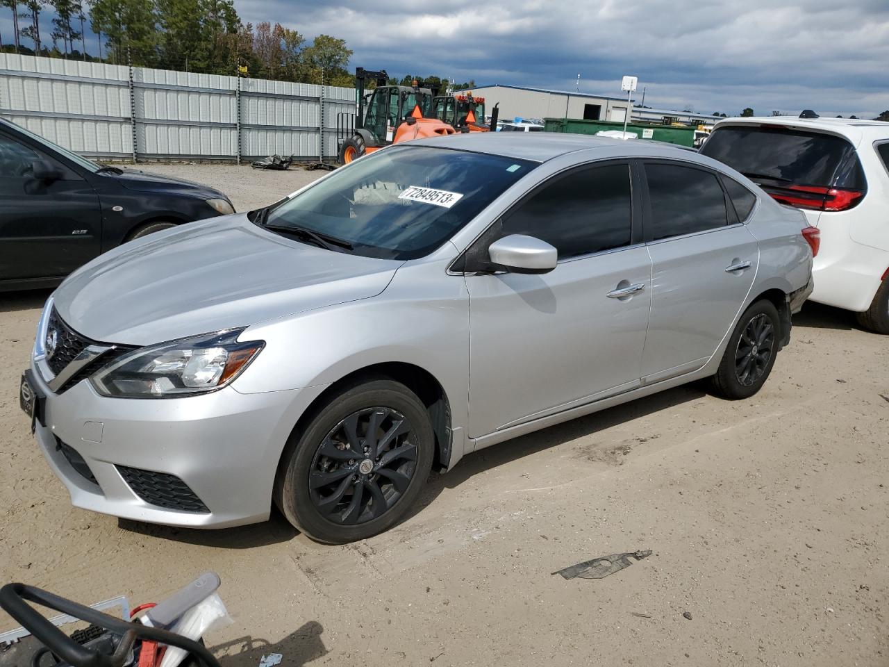 Изображение 1 2019 NISSAN SENTRA S 2019 с VIN 3N1AB7AP1KY210721