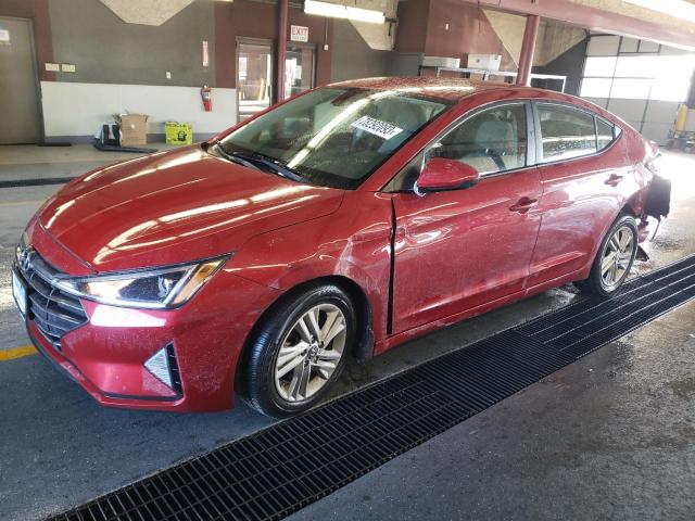 Image 1 of 2019 HYUNDAI ELANTRA SEL 2019 with VIN 5NPD84LF3KH477965