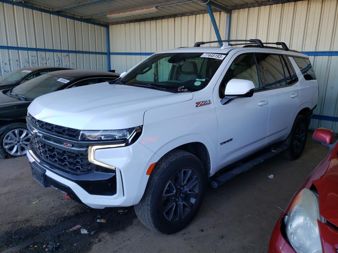 Image 1 of 2022 CHEVROLET TAHOE K1500 Z71 2022 with VIN 1GNSKPKD3NR111163