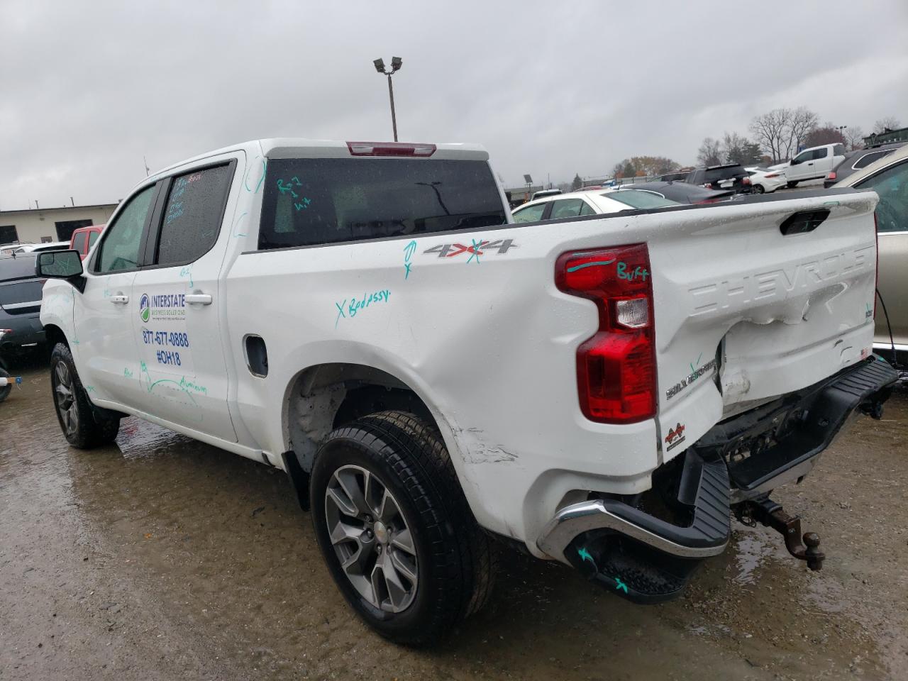 Image 2 of 2021 CHEVROLET SILVERADO K1500 LT 2021 with VIN 1GCUYDED0MZ299729