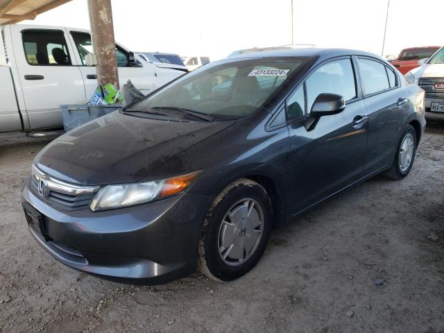 Image 1 of 2012 HONDA CIVIC HF 2012 with VIN 2HGFB2F60CH550473
