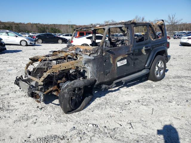 Image 1 of 2020 JEEP WRANGLER UNLIMITED SAHARA 2020 with VIN 1C4HJXEN5LW198427