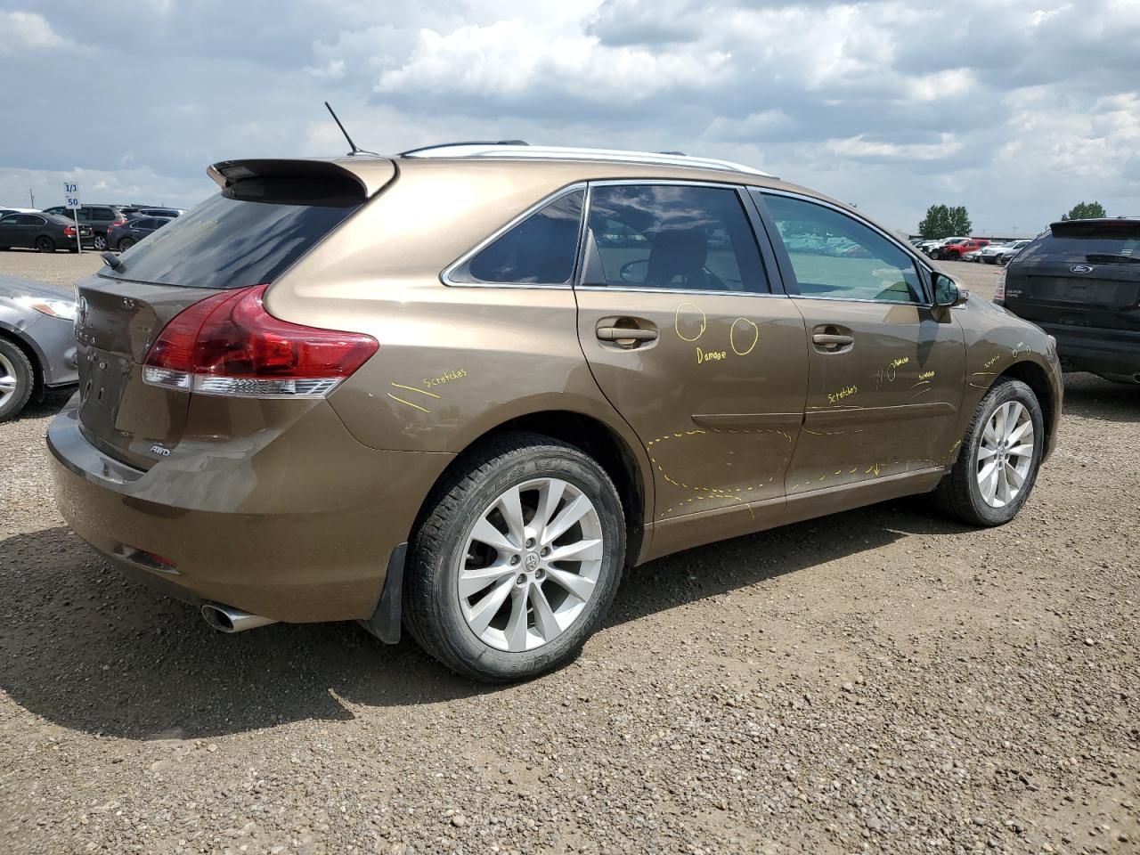 Image 3 of Toyota Venza Le 2013 with VIN 4T3BA3BBXDU037435
