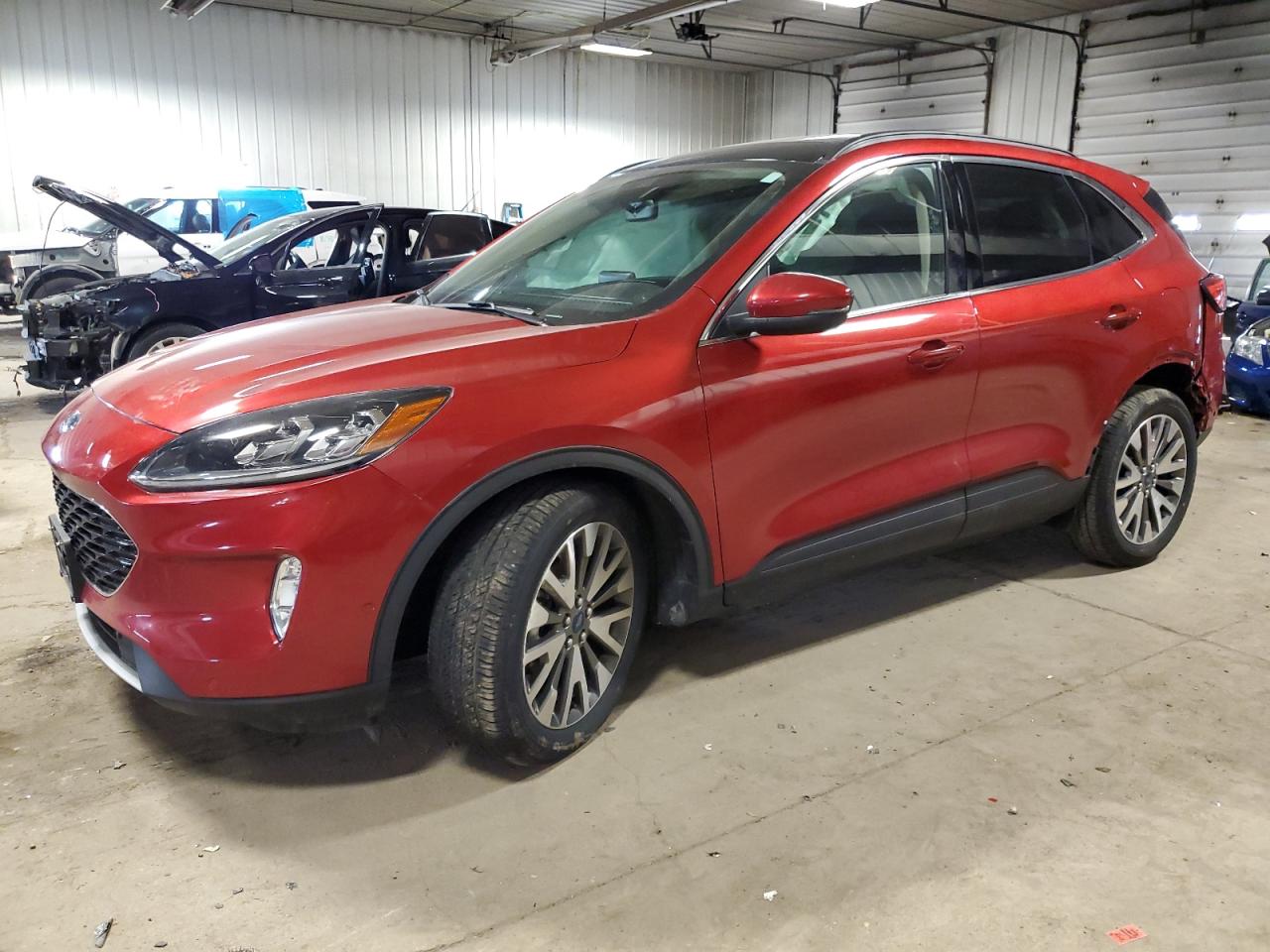 Image 1 of 2020 FORD ESCAPE TITANIUM 2020 with VIN 1FMCU9J91LUA70439