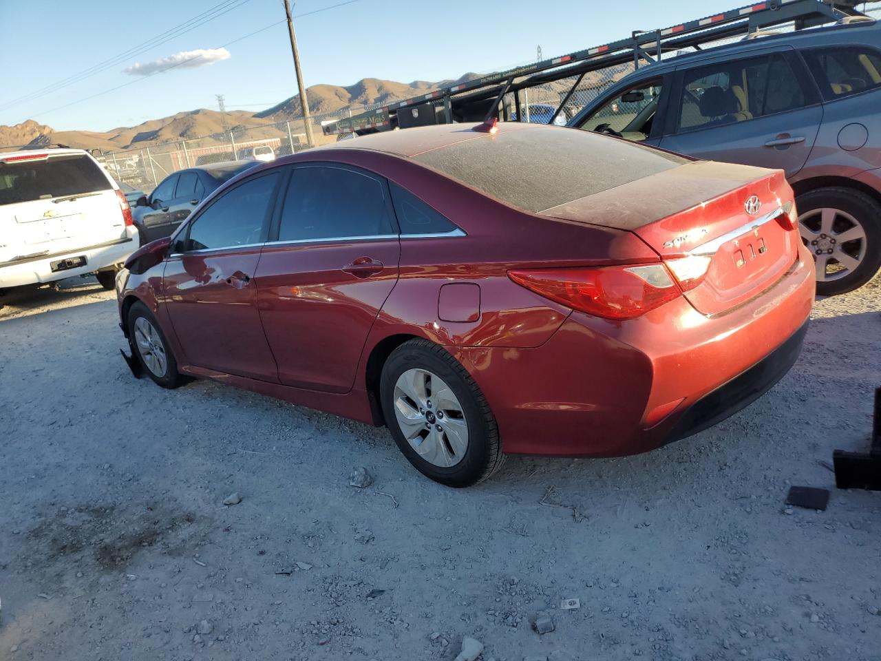 Image 2 of 2014 HYUNDAI SONATA GLS 2014 with VIN 5NPEB4AC5EH824120