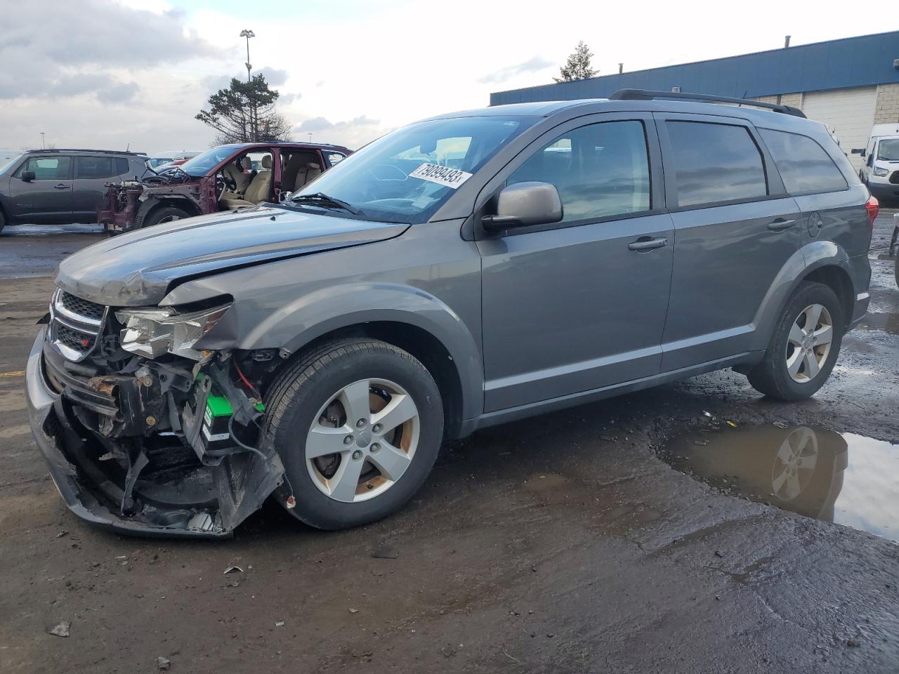Image 1 of 2012 DODGE JOURNEY SXT 2012 with VIN 3C4PDCBG3CT396253