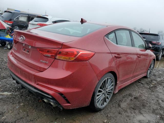 Image 3 of 2018 HYUNDAI ELANTRA SPORT 2018 with VIN KMHD04LB8JU474936