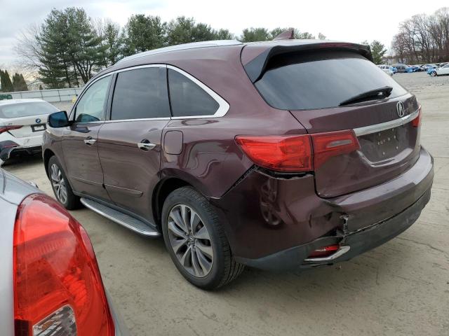 Image 2 of 2015 ACURA MDX TECHNOLOGY 2015 with VIN 5FRYD4H45FB012479