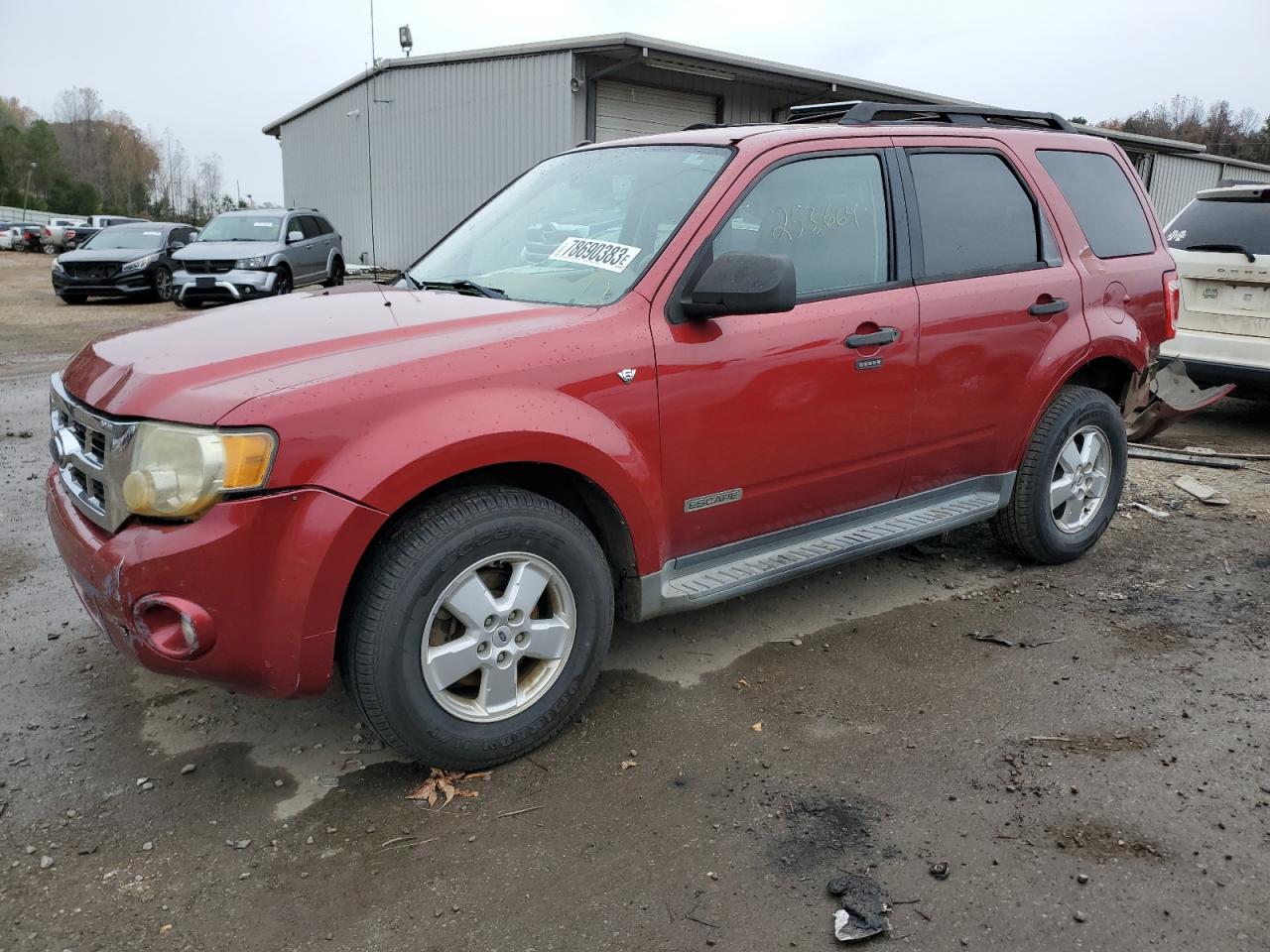 Image 1 of 2008 FORD ESCAPE XLT 2008 with VIN 1FMCU93118KB85729