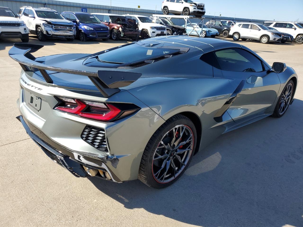 Image 3 of 2023 CHEVROLET CORVETTE STINGRAY 2LT 2023 with VIN 1G1YB2D46P5127606