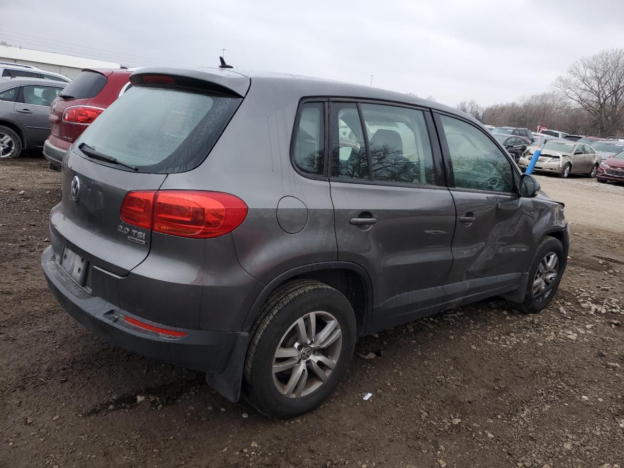 Image 3 of 2014 VOLKSWAGEN TIGUAN S 2014 with VIN WVGBV3AX6EW524714
