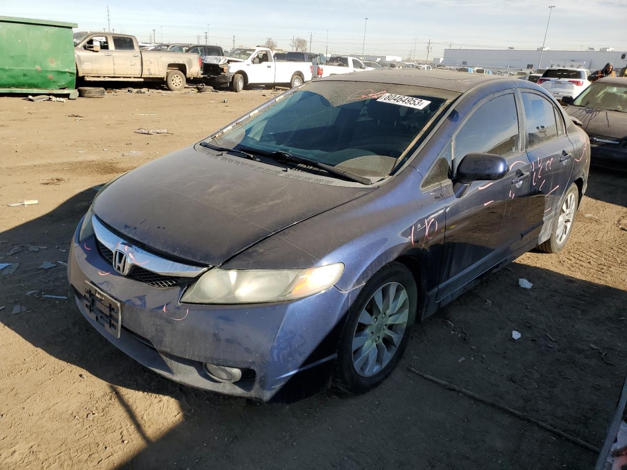 Image 1 of 2009 HONDA CIVIC EX 2009 with VIN 1HGFA16849L011123