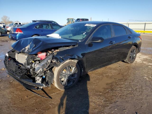 Image 1 of 2023 HYUNDAI ELANTRA BLUE 2023 with VIN KMHLM4AJ3PU040457