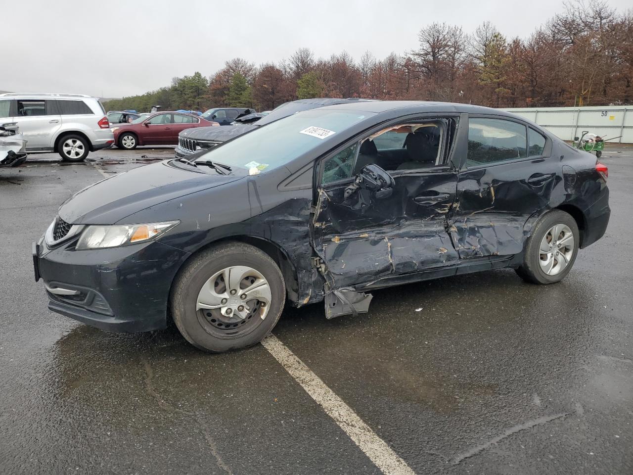 Image 1 of 2015 HONDA CIVIC LX 2015 with VIN 19XFB2F53FE240033