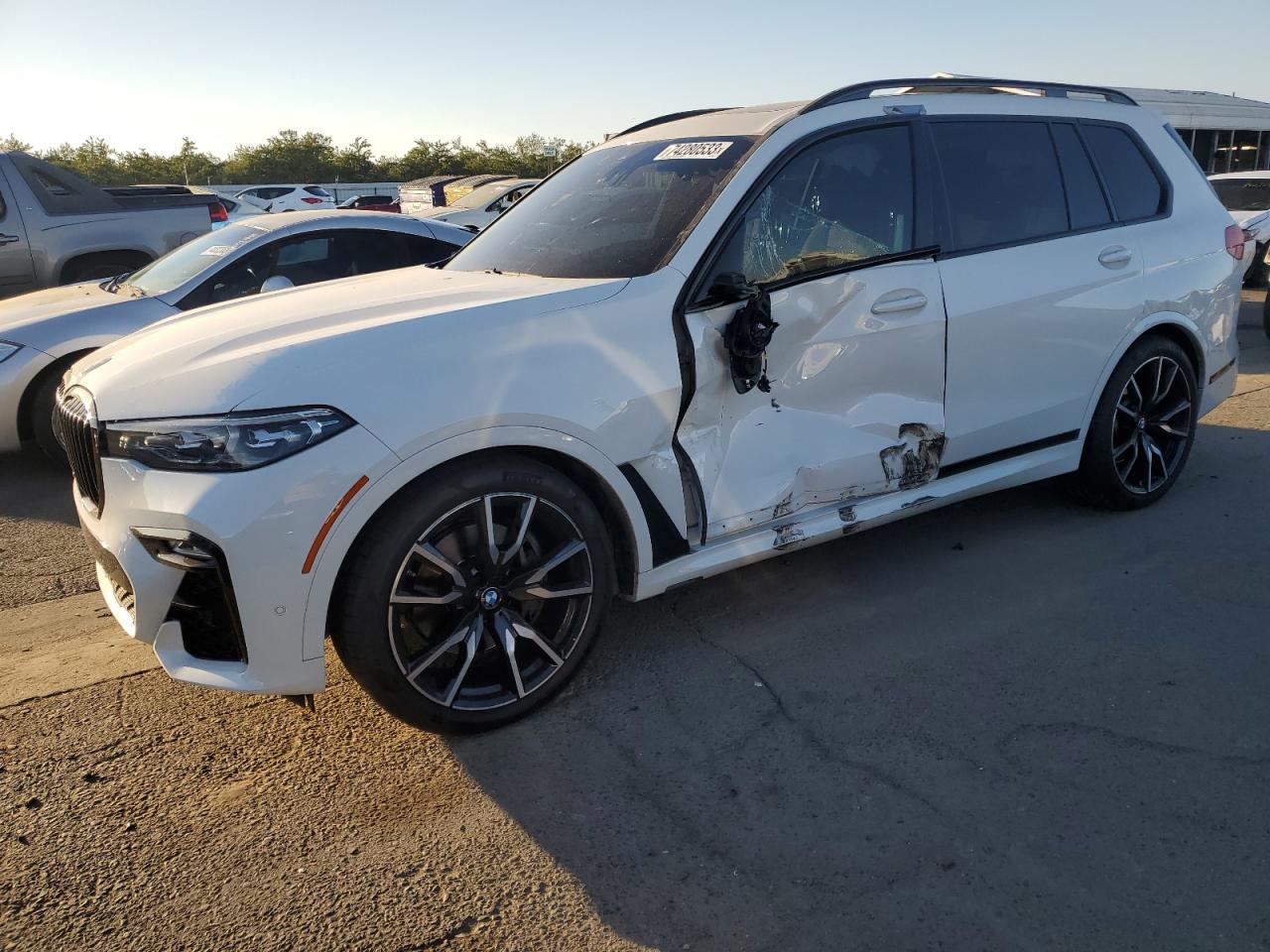 Image 1 of 2021 BMW X7 XDRIVE40I 2021 with VIN 5UXCW2C0XM9F76457