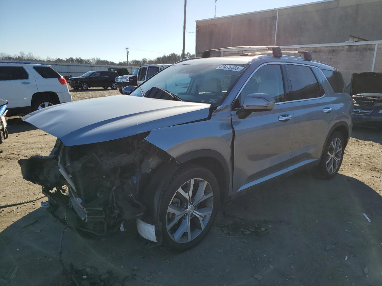Image 1 of 2020 HYUNDAI PALISADE SEL 2020 with VIN KM8R4DHE3LU147327