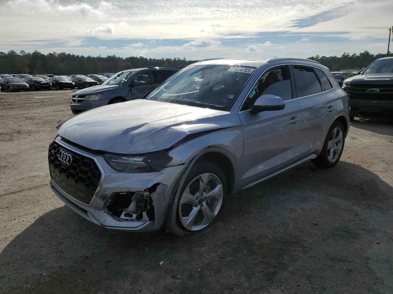Image 1 of 2022 AUDI Q5 PREMIUM PLUS 45 2022 with VIN WA1EAAFY6N2092436