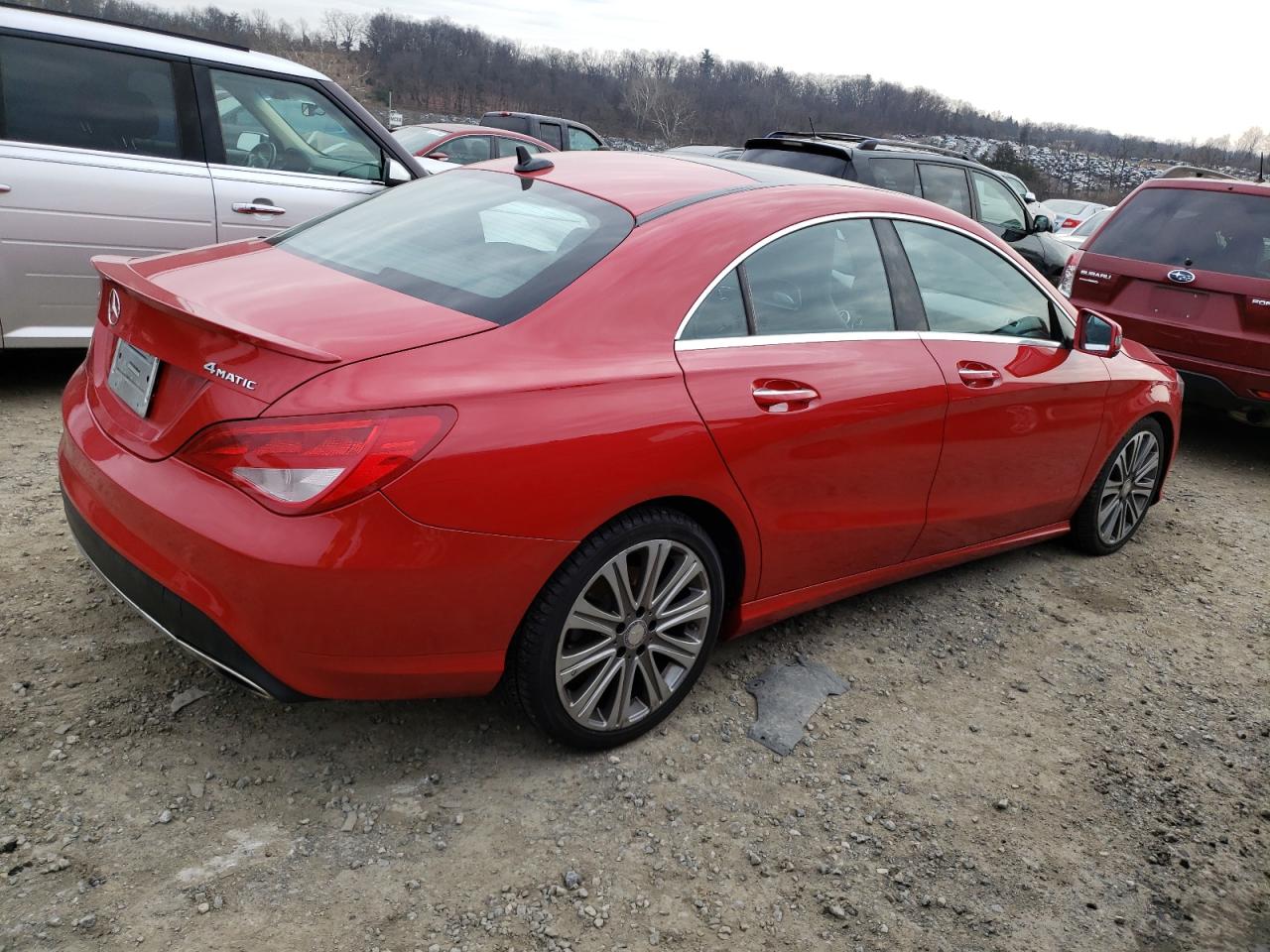 Image 3 of 2017 MERCEDES-BENZ CLA 250 4MATIC 2017 with VIN WDDSJ4GB9HN411955