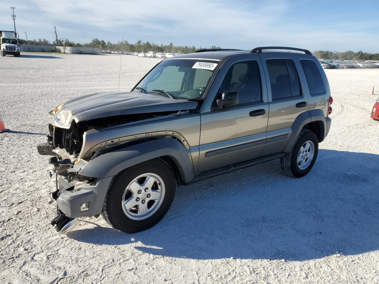 Image 1 of 2005 JEEP LIBERTY SPORT 2005 with VIN 1J4GK48K65W598051
